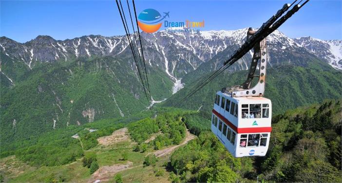 Tour Nhật Bản Khám Phá Shinhotaka Ropeway Mùa Hoa Anh Đào